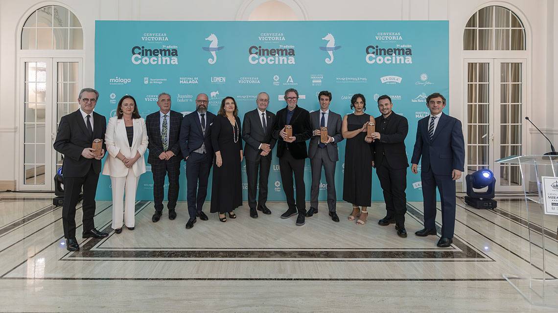 ‘Binu’ y ‘Villa Málaga’ reciben las biznagas de cinema cocina